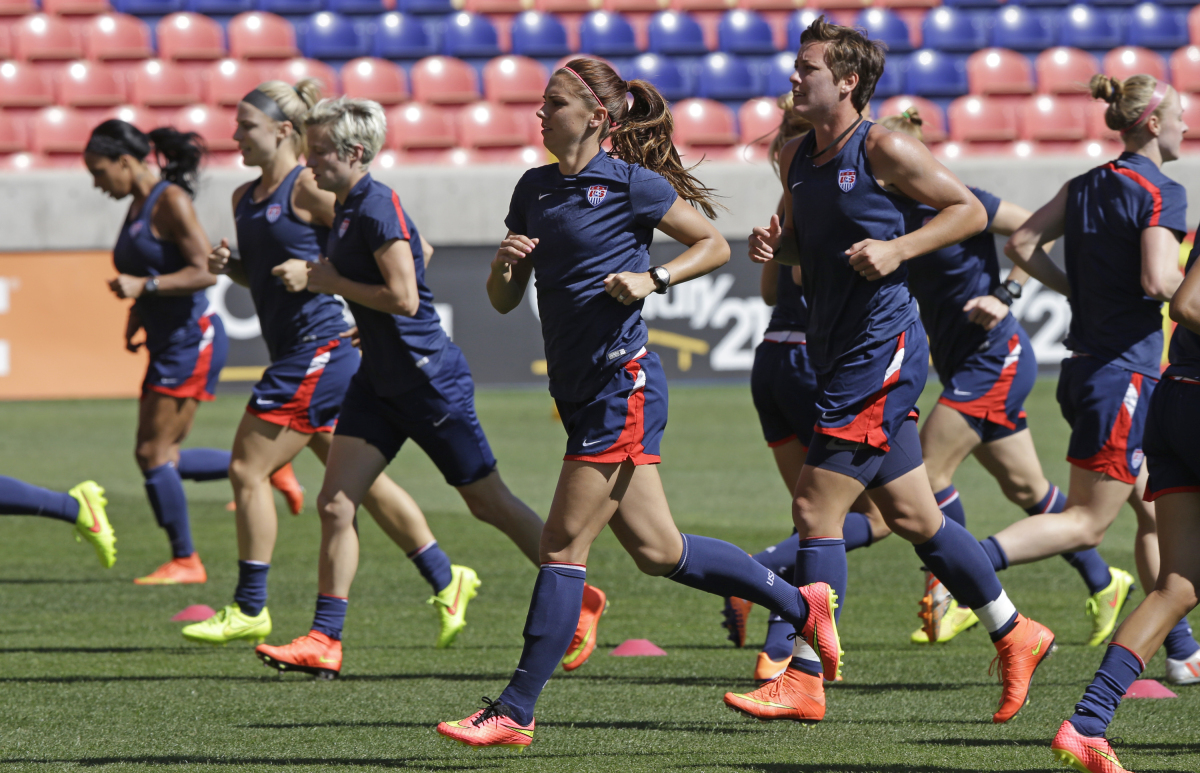 AP US WOMEN TRAINING SOCCER S SOC USA UT